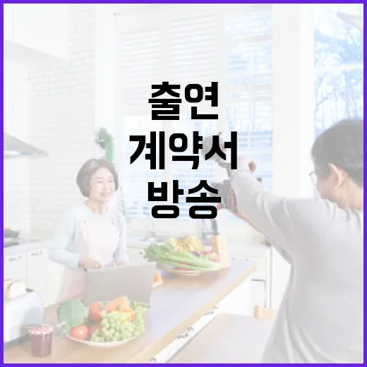 12년 만에 개정된 방송 출연 표준계약서 핵심은