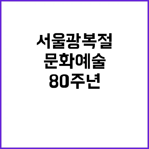 서울 광복절 80주…