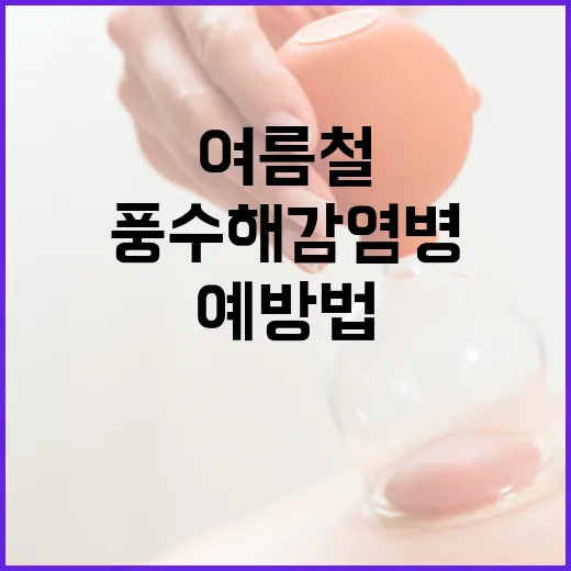 여름철 풍수해 감염병 철저 예방법