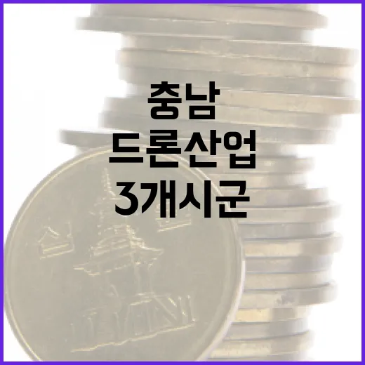 충남 3개 시군 드론산업 비상