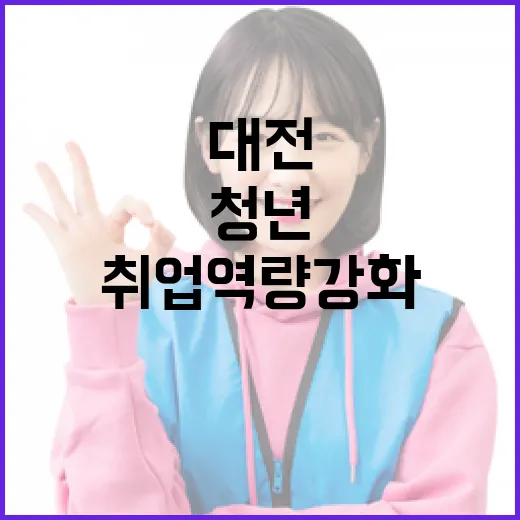 대전 청년 취업역량 강화 지원사업 집중 조명