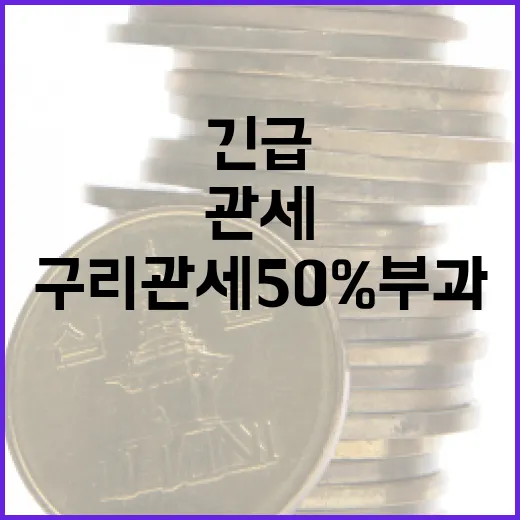 미 구리 관세 50% 부과 긴급 점검