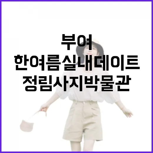 부여 정림사지박물관, 한여름 실내데이트 명소