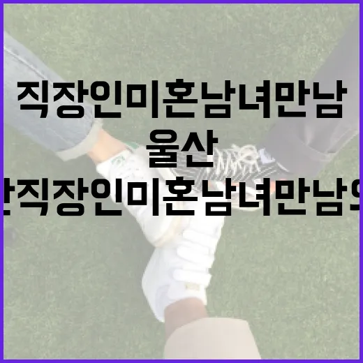 울산 직장인 미혼남녀 만남의 날 개최