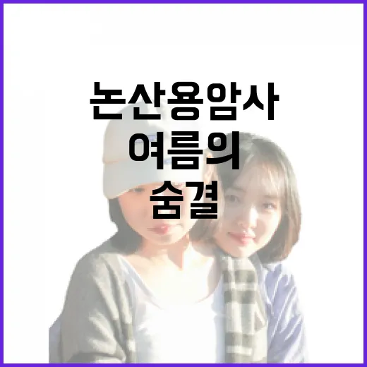 논산 용암사, 여름의 고요한 숨결