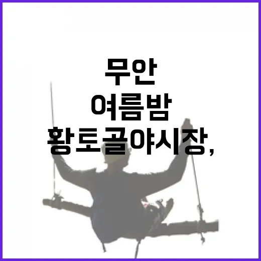 무안 황토골 야시장, 여름밤의 맛과 멋