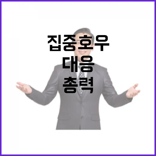 대통령실, 집중호우 대비 총력 대응 지시