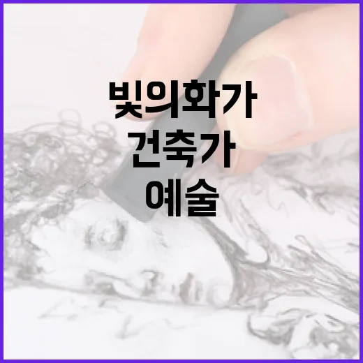 빛의 화가와 건축가의 예술 향연