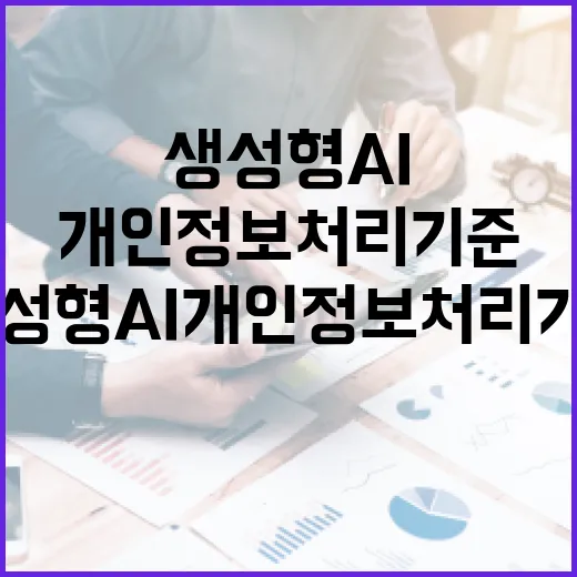 개인정보위, 생성형 AI 개인정보 처리 기준 발표