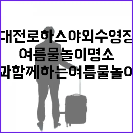 대전 로하스 야외수영장, 가족과 함께하는 여름 물놀이 명소