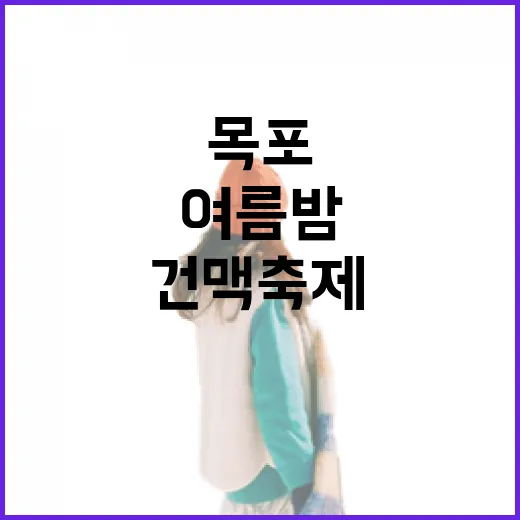 목포 여름밤, 건맥축제의 매력