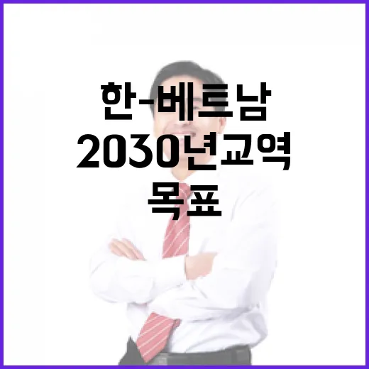 한-베트남, 2030년 교역 1500억 달러 목표 협력 강화