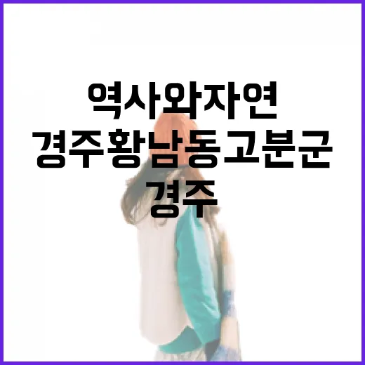 경주 황남동고분군, 역사와 자연의 조화