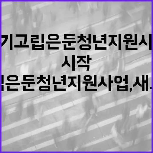 경기 고립은둔 청년 지원사업, 새로운 연결의 시작