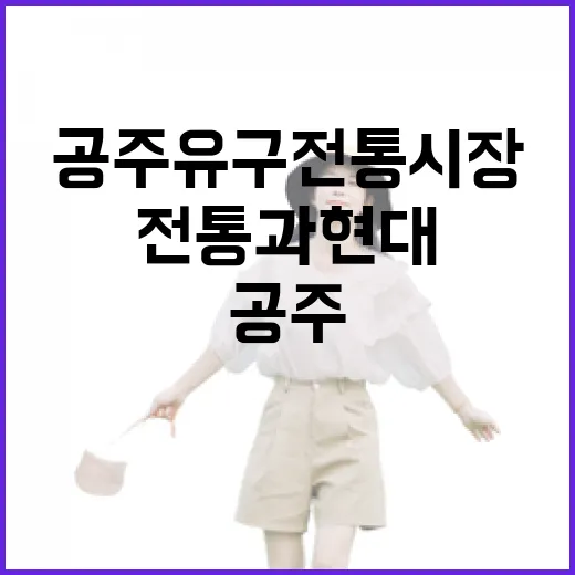 공주 유구전통시장, 전통과 현대의 조화