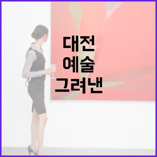 밀가루로 그려낸 대전의 시간과 예술