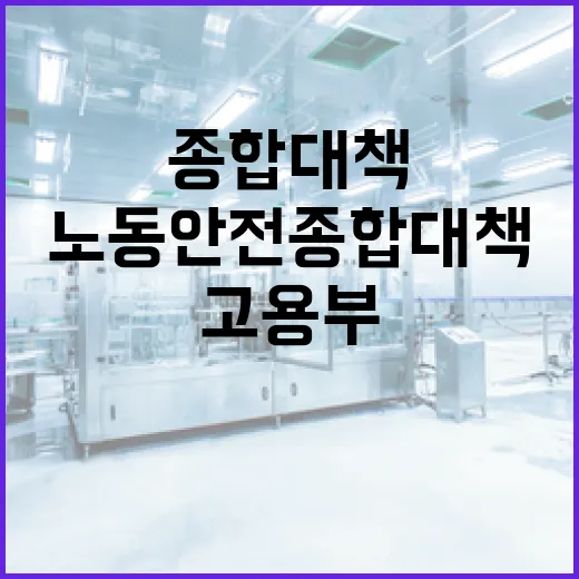 고용부, 노동안전 종합대책 구체안 미확정 밝혀