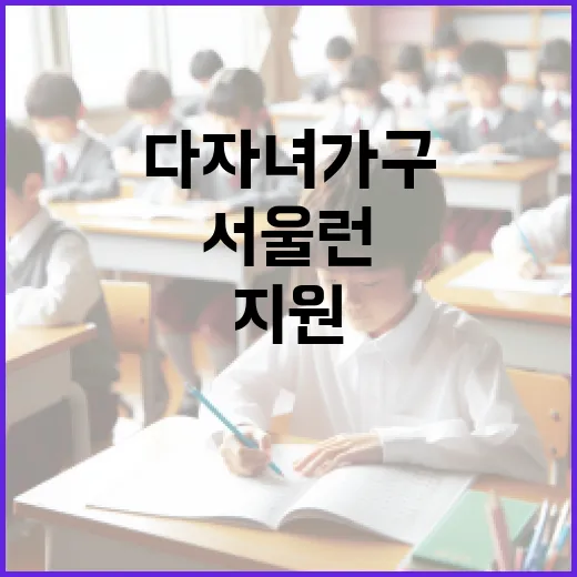 다자녀가구 위한 서울런 온라인 학습 지원 확대