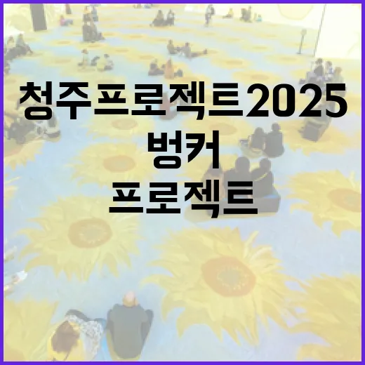 벙커에서 피어난 빛, 청주 프로젝트 2025