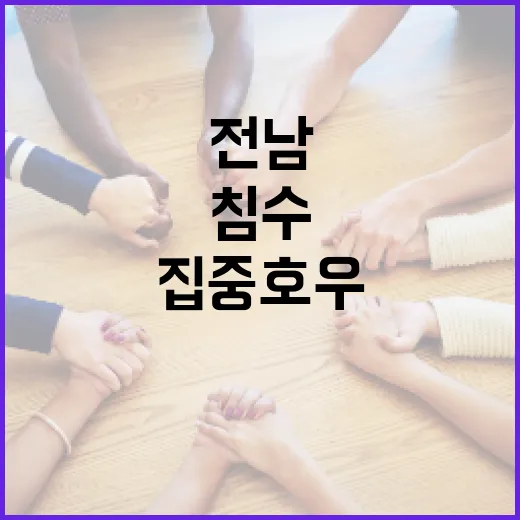 전남 집중호우 침수피해 지원 총정리