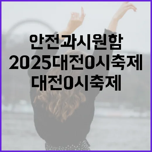 안전과 시원함 더한 2025 대전 0시 축제