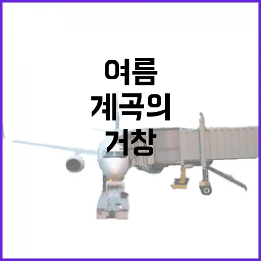 거창 용원정, 여름 계곡의 낭만