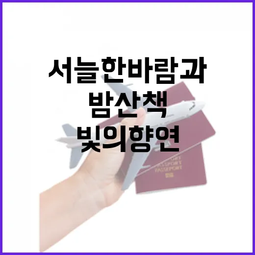 광주 밤 산책, 서늘한 바람과 빛의 향연