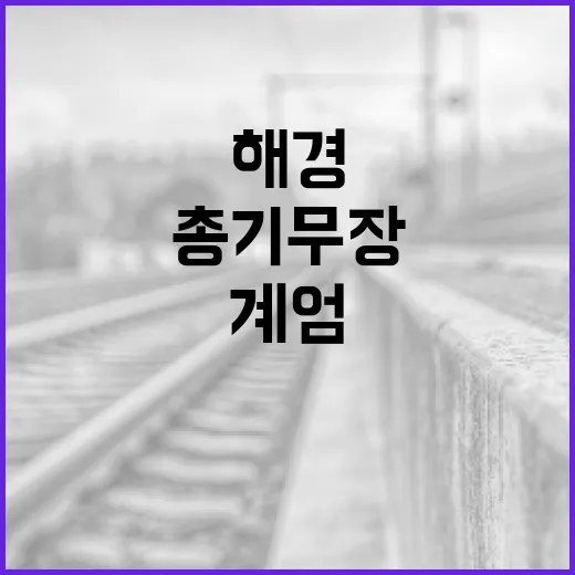 해경 계엄 총기 무장 논란 사실관계