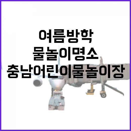 충남 어린이 물놀이…