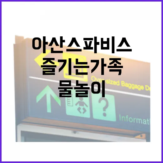 아산 스파비스에서 즐기는 가족 물놀이 축제