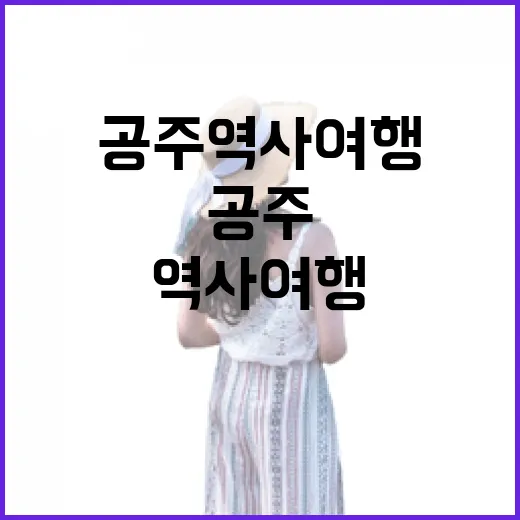 공주 역사 여행의 두 얼굴
