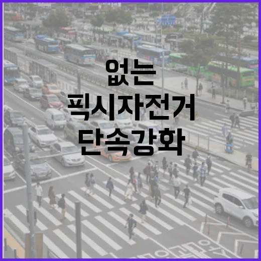 브레이크 없는 픽시자전거 단속 강화