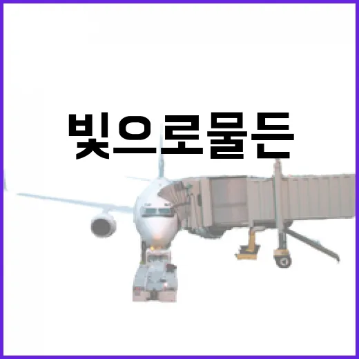 진주성 빛으로 물든 밤의 향연