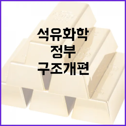정부, 석유화학산업 구조개편 구체안 미정