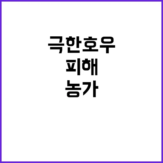 농식품부, 극한 호…