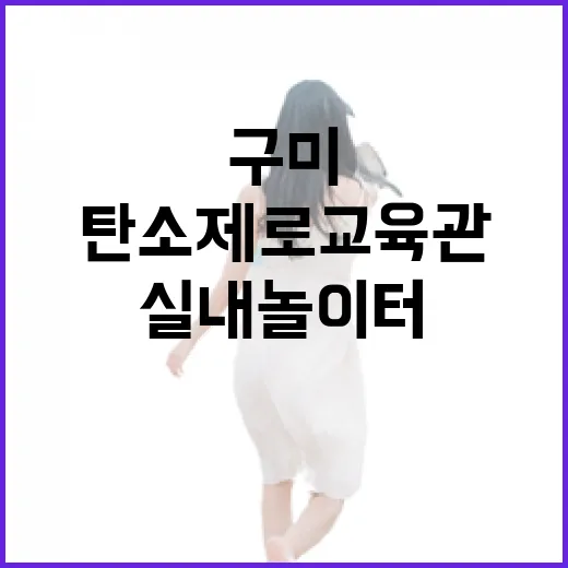 구미 탄소제로교육관, 실내 놀이터 명소
