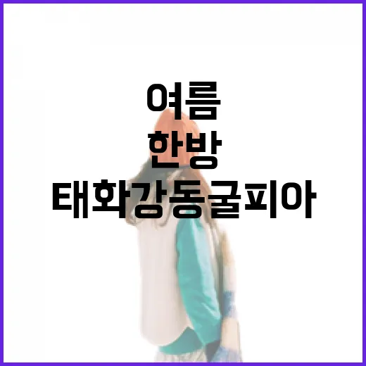 태화강 동굴피아, 여름 더위 한방에 날리다