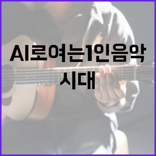경남, AI로 여는 1인 음악 창작 시대