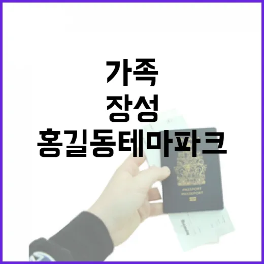 장성 홍길동테마파크, 도심 인근 가족 피서 명소