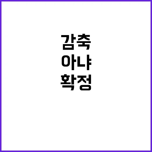 콩 생산 감축, 아…