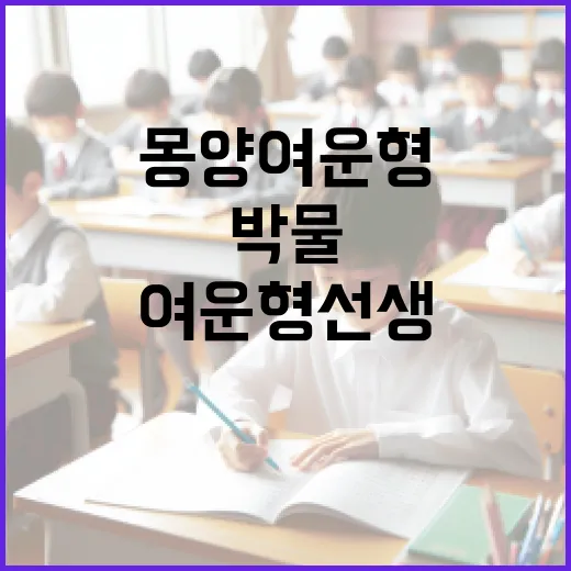 경기도박물관서 만나는 몽양 여운형 선생