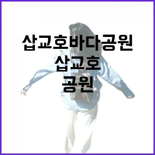 서해 삽교호 바다공원, 갈매기와 함께하는 힐링 산책