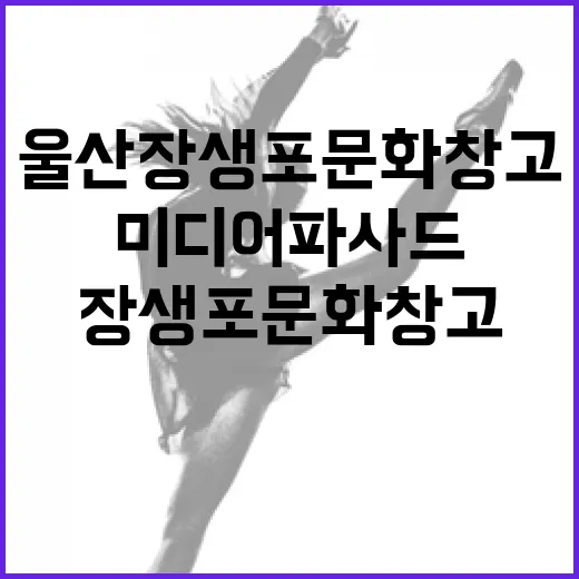 울산 장생포 문화창고 빛과 음악의 미디어 파사드