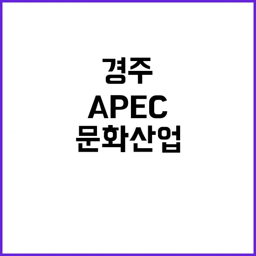 APEC 문화산업 …