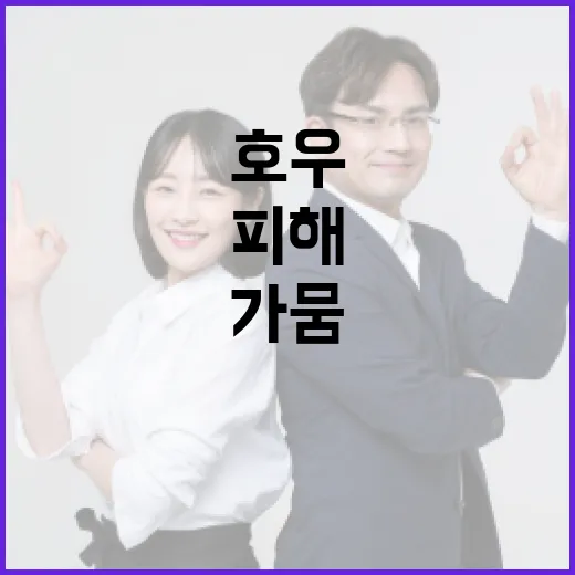 호우·가뭄 피해지역에 45억 재난특교세 지원