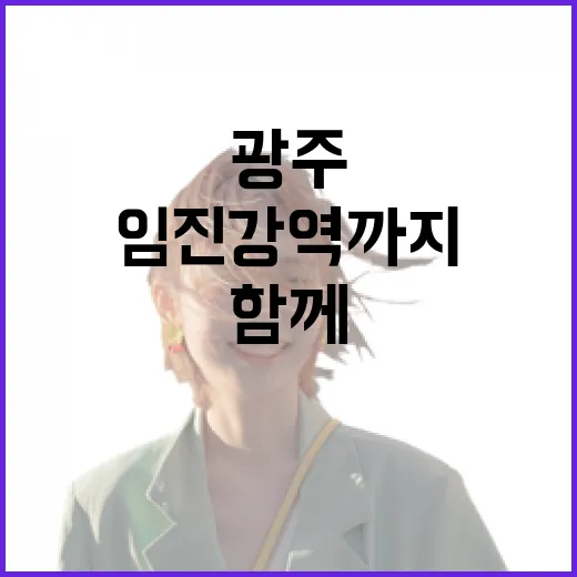 광주평화열차 1980트레인, 임진강역까지 시민과 함께
