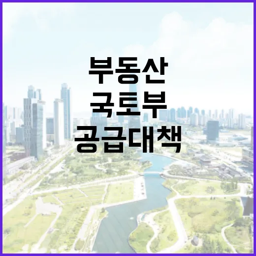 국토부, 부동산 공급대책 확정 없다고 밝혀