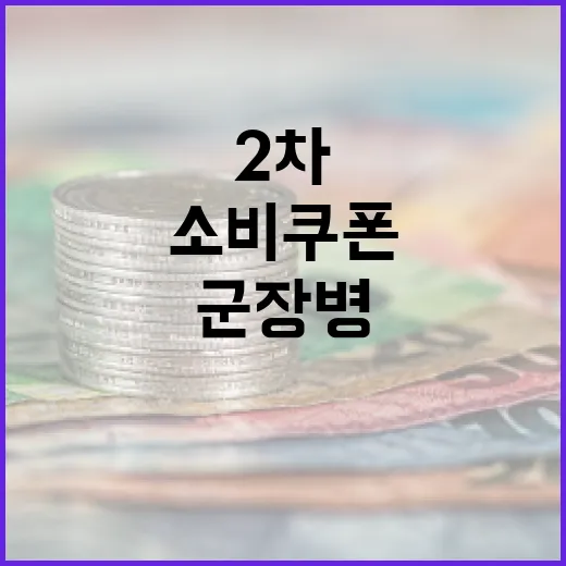 민생회복 소비쿠폰 2차, 군 장병 사용 편의 대폭 확대