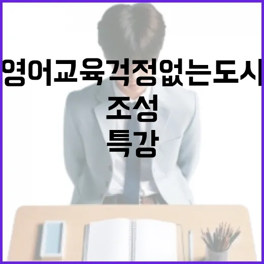 부산 영어교육 걱정 없는 도시 조성 특강
