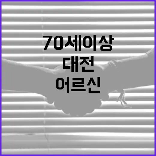 대전 70세 이상 어르신 무임교통카드 시행